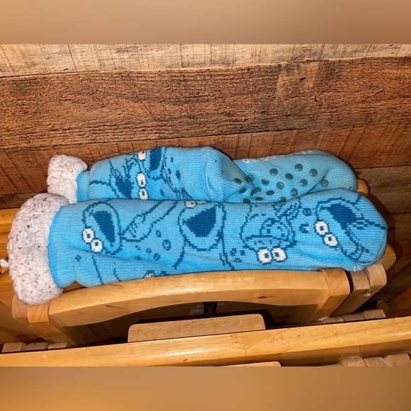 Other - Cookie Monster Sherpa Knit Socks
